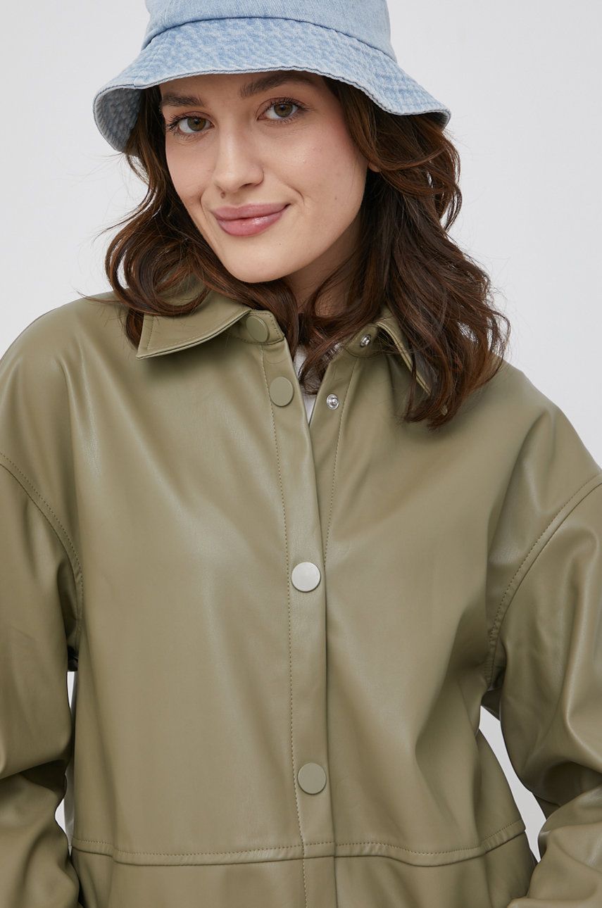 Košile Only dámská, zelená barva, relaxed - zelená -  Hlavní materiál: 100% Polyester Prov