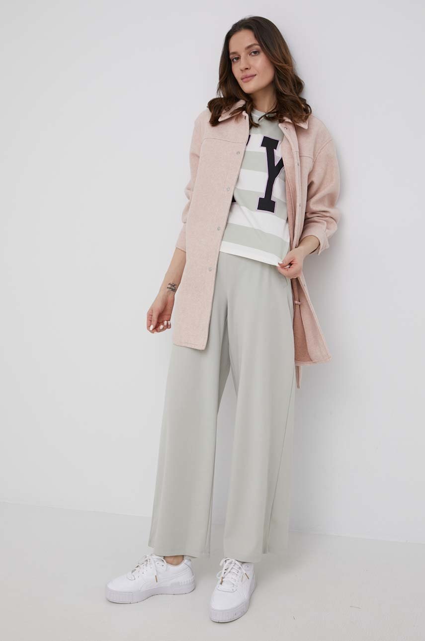 

Сорочка Vero Moda жіноча колір рожевий regular