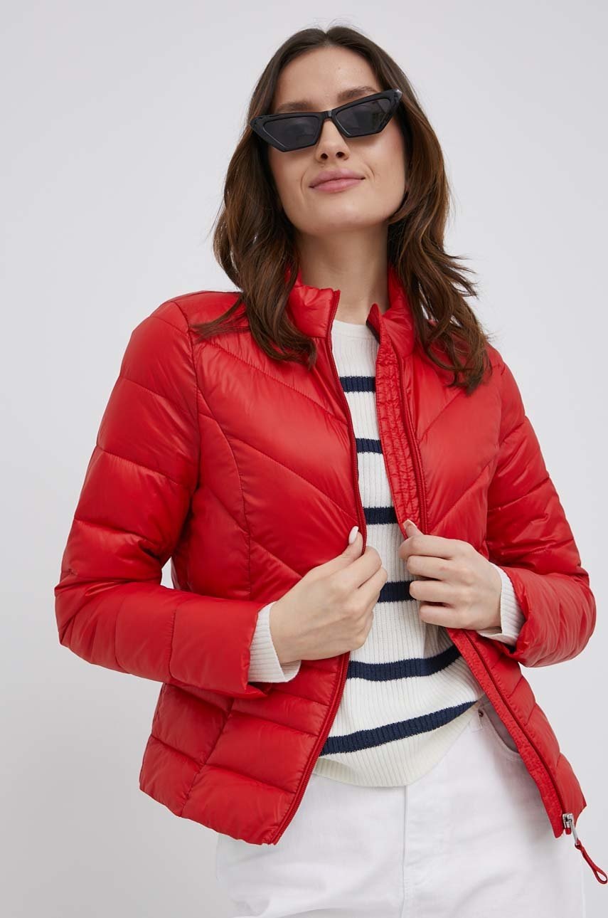 

Яке Vero Moda дамска в червено с преходна изолация, Червен