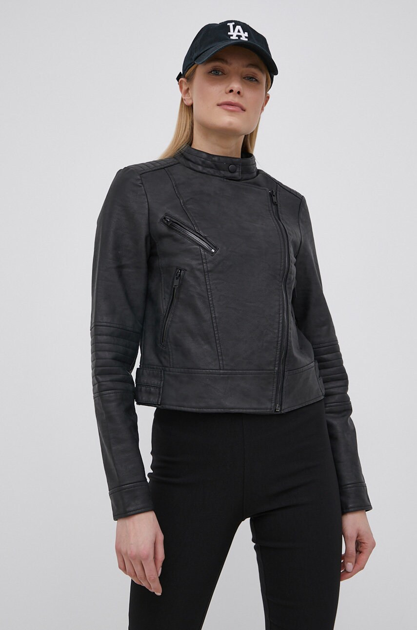 

Куртка Vero Moda жіноча колір чорний перехідна