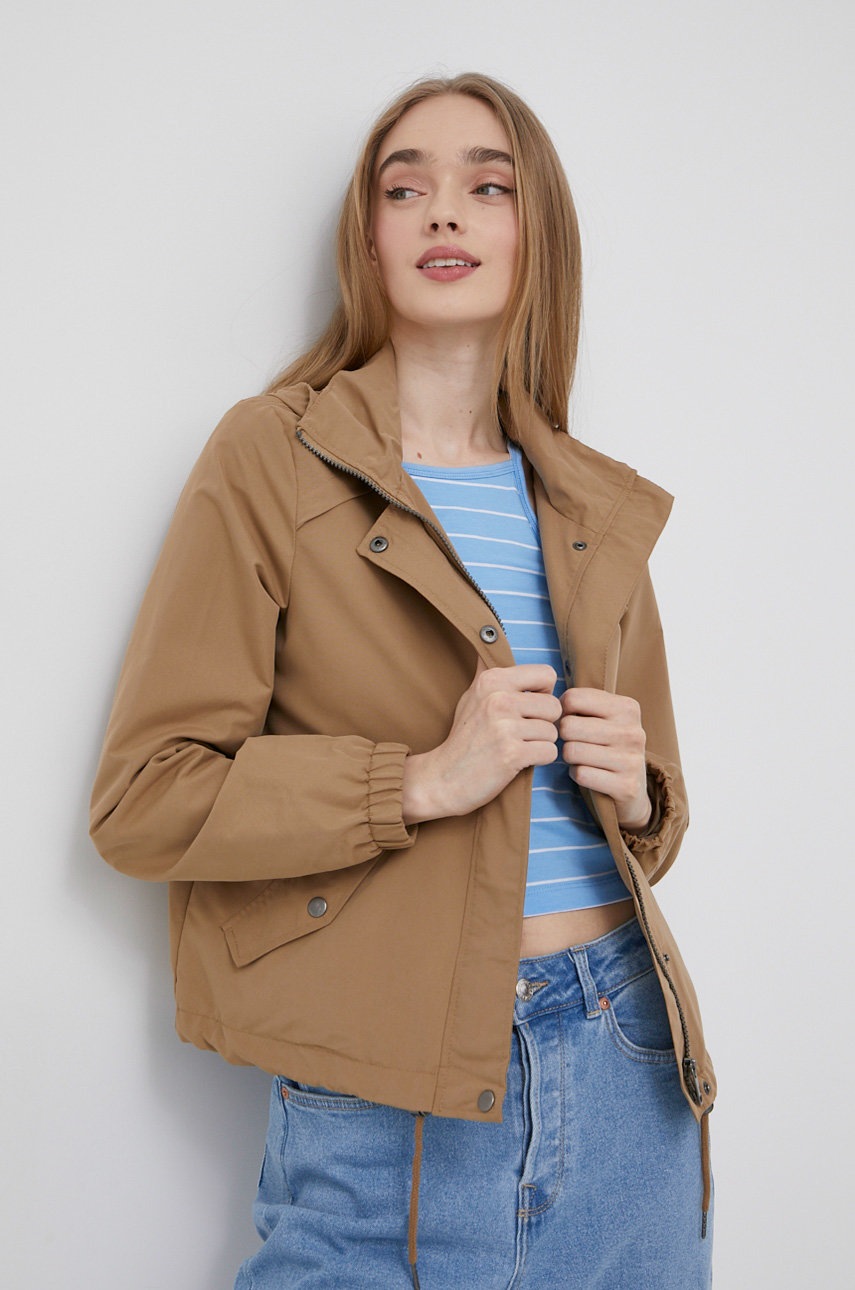

Яке Vero Moda дамска в бежово с преходна изолация, Бежов