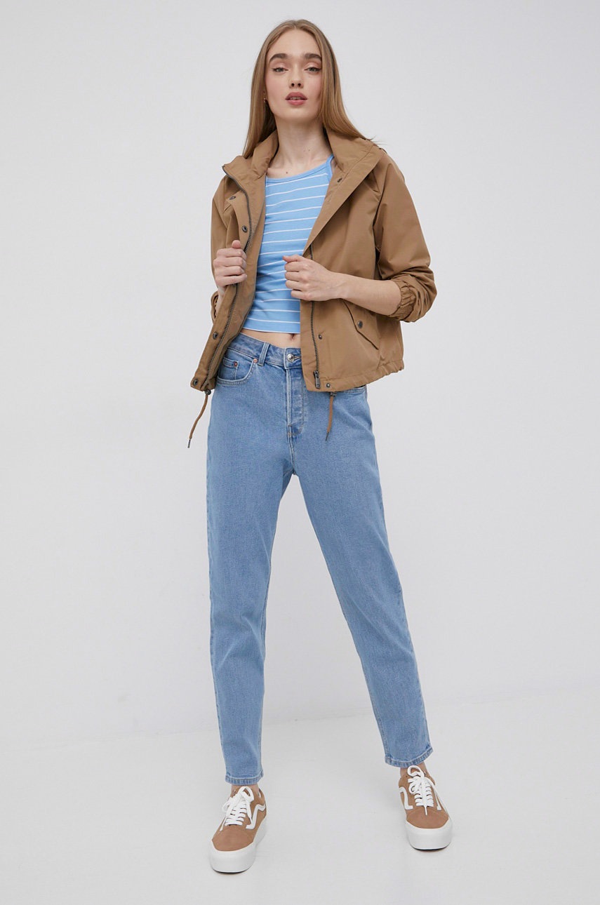 

Куртка Vero Moda женская цвет бежевый переходная