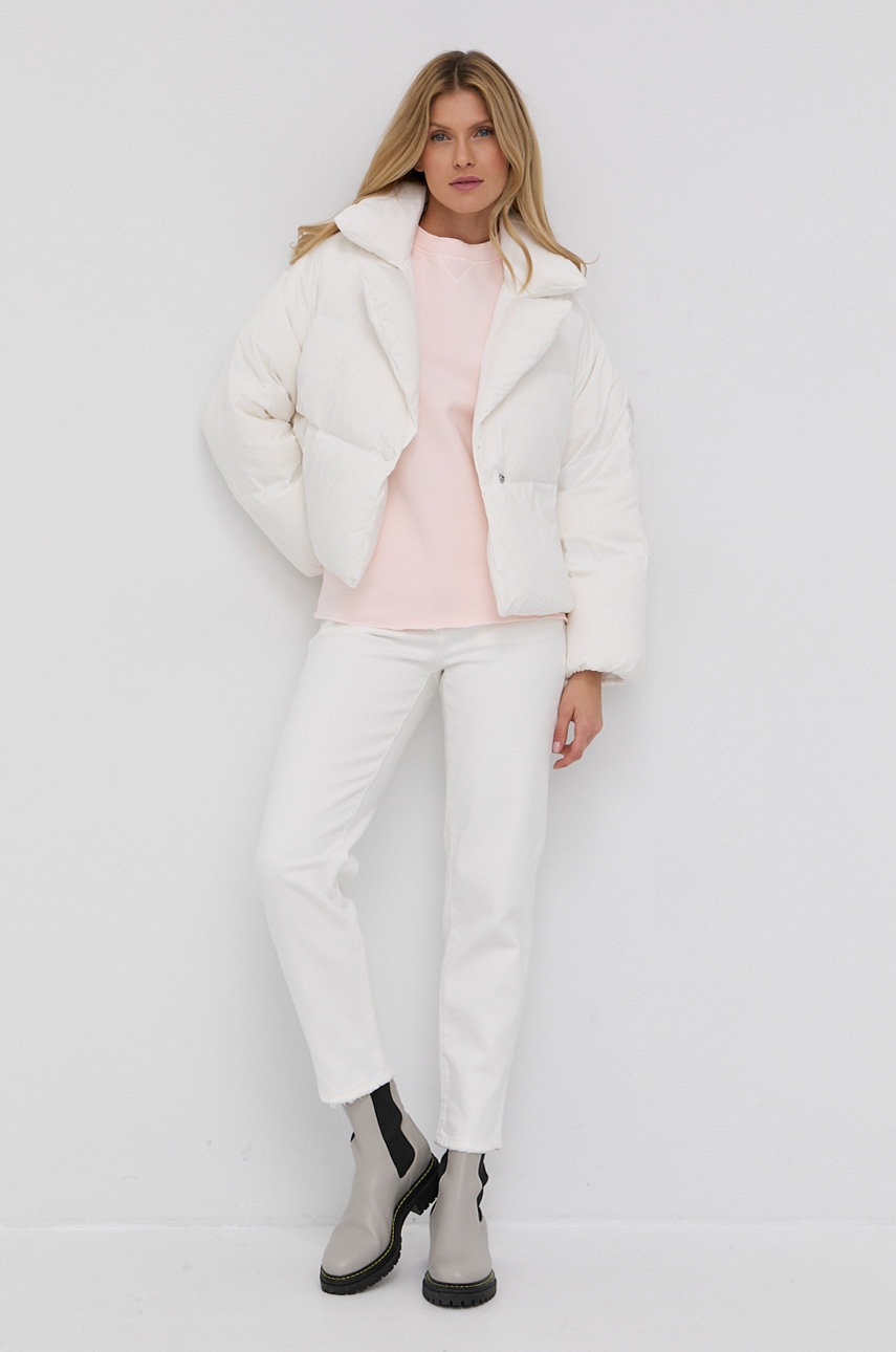 

Пуховая куртка Miss Sixty женская цвет белый зимняя oversize