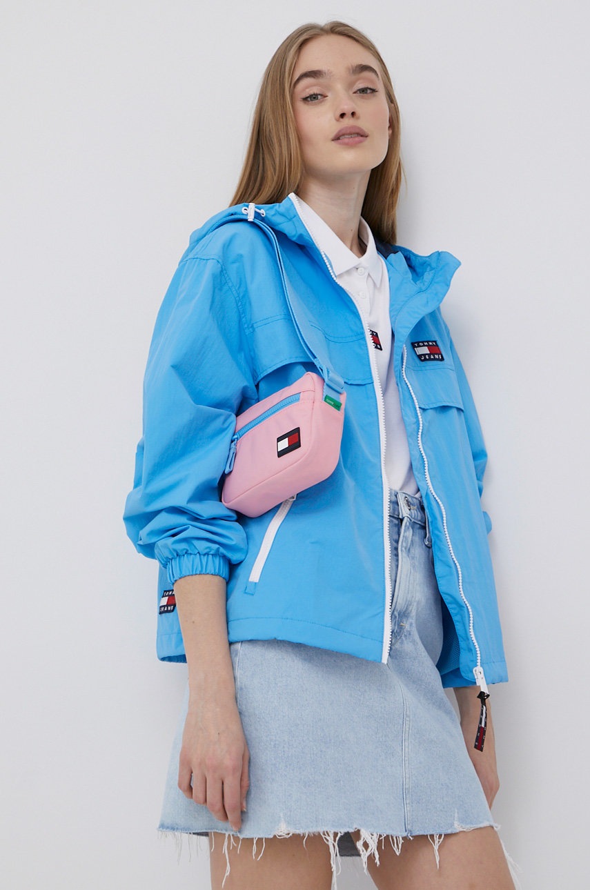

Куртка Tommy Jeans женская переходная