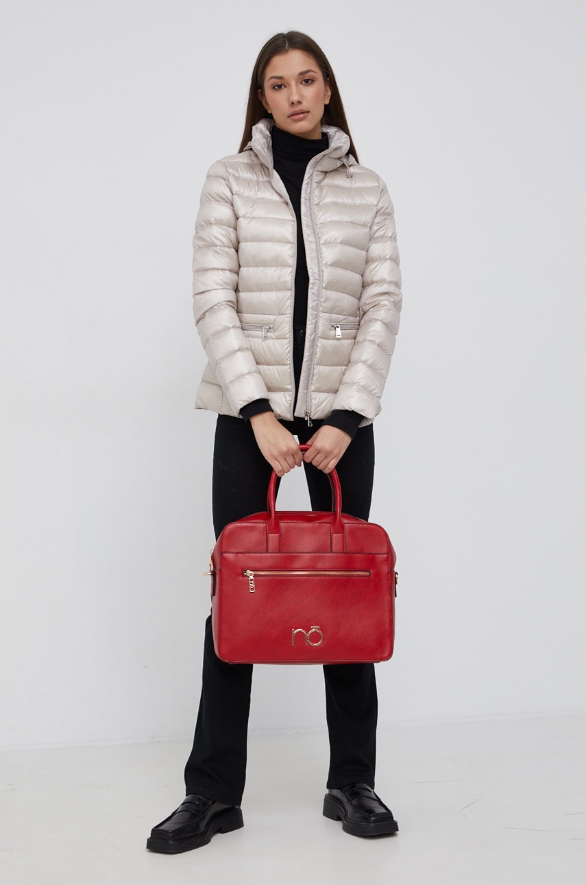 

Пухова куртка Lauren Ralph Lauren колір бежевий зимова