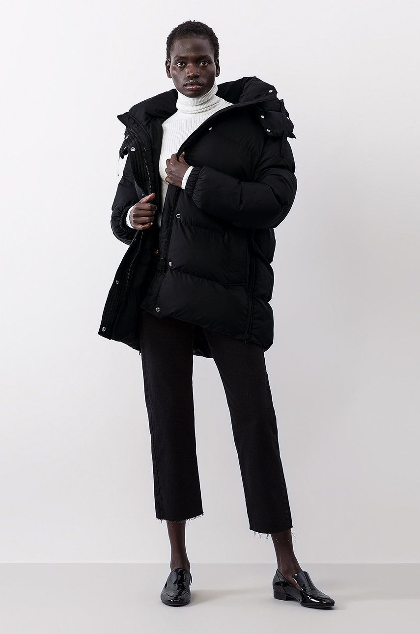 Ivy & Oak Geacă femei, culoarea negru, de iarnă answear.ro imagine megaplaza.ro