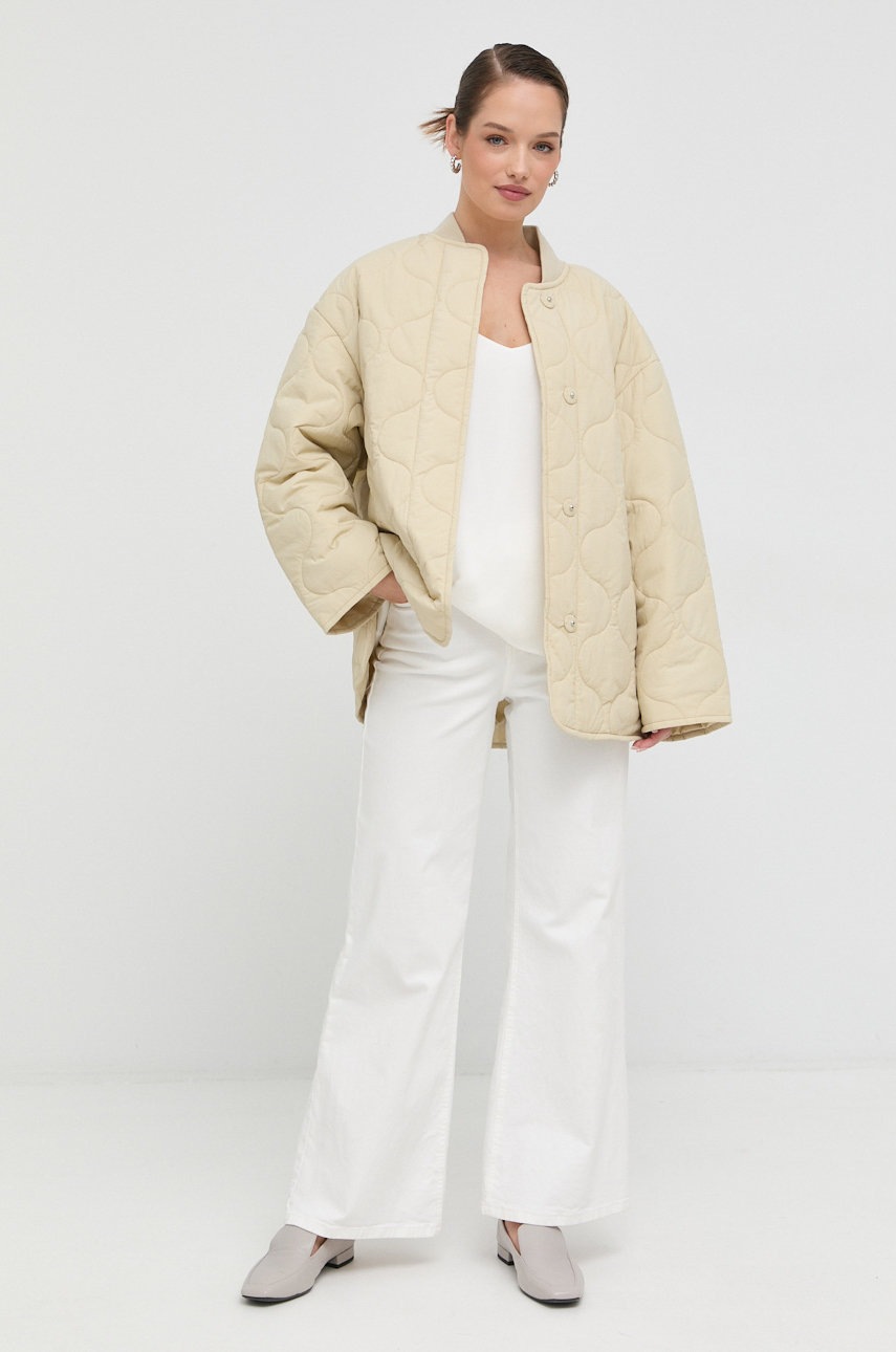 

Куртка Ivy & Oak Chiara Ann жіноча колір бежевий перехідна oversize