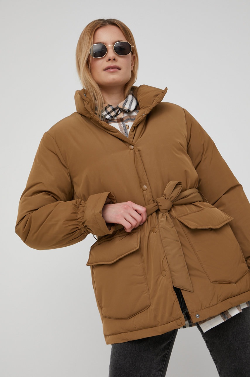 

Куртка Vero Moda женская цвет коричневый зимняя