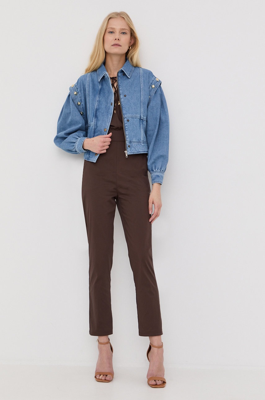 

Джинсова куртка Twinset жіноча перехідна oversize