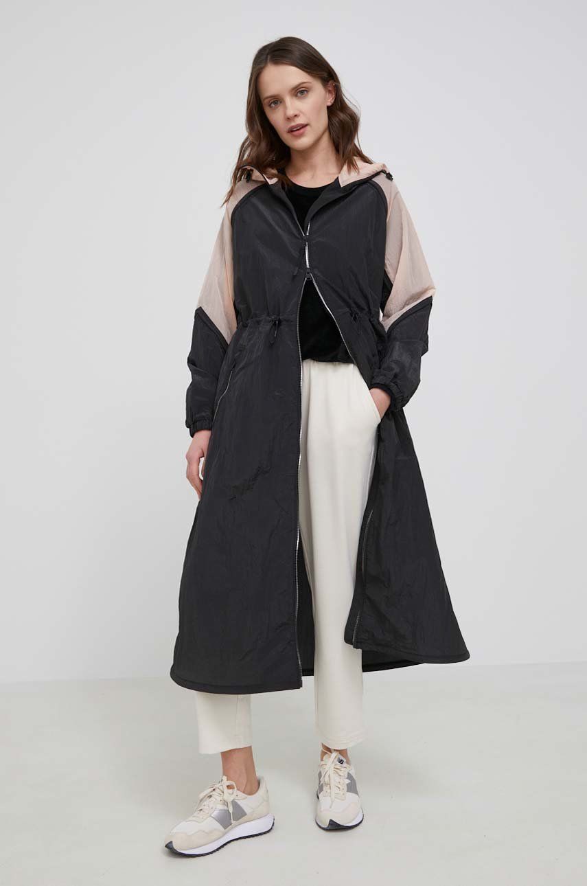 Woolrich geaca femei, culoarea negru, de tranzitie answear.ro imagine noua