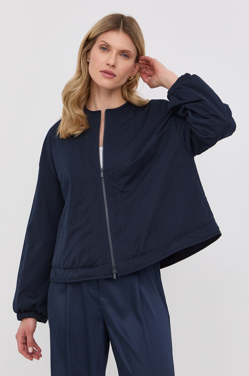 

Яке Max Mara Leisure дамска в тъмносиньо с преходна изолация, Тъмносин