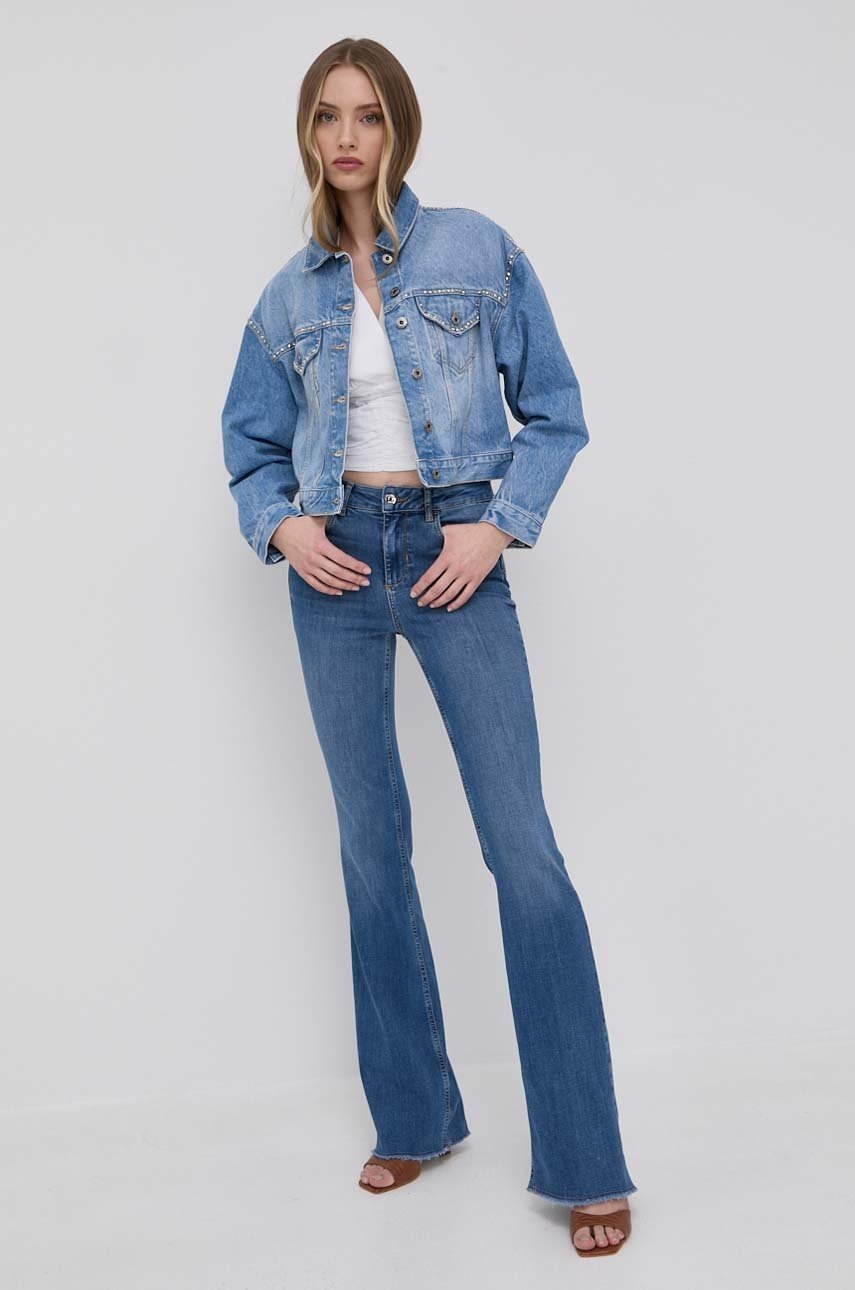 

Джинсова куртка Liu Jo жіноча перехідна oversize