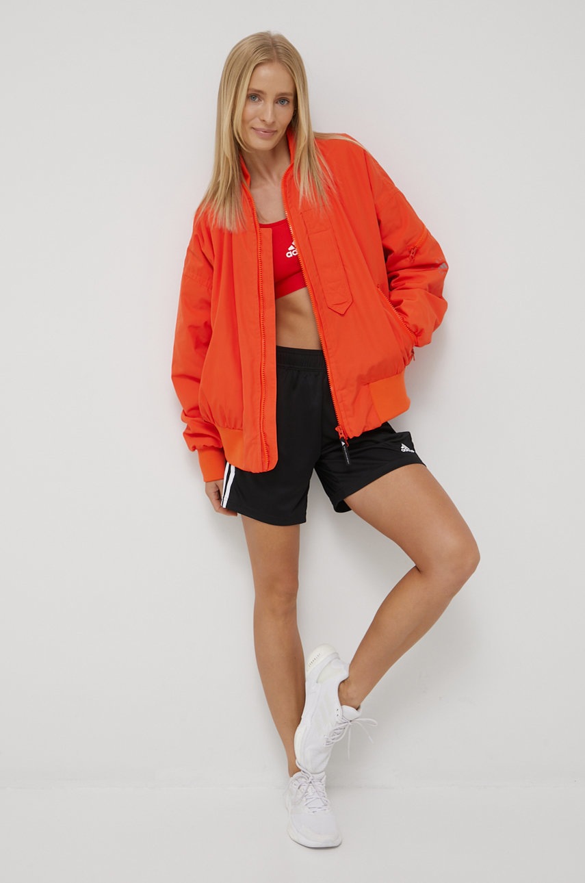 

Ветровка adidas by Stella McCartney цвет оранжевый переходная oversize
