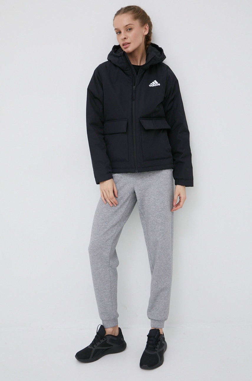 

Куртка adidas Performance H65753 женская цвет чёрный переходная