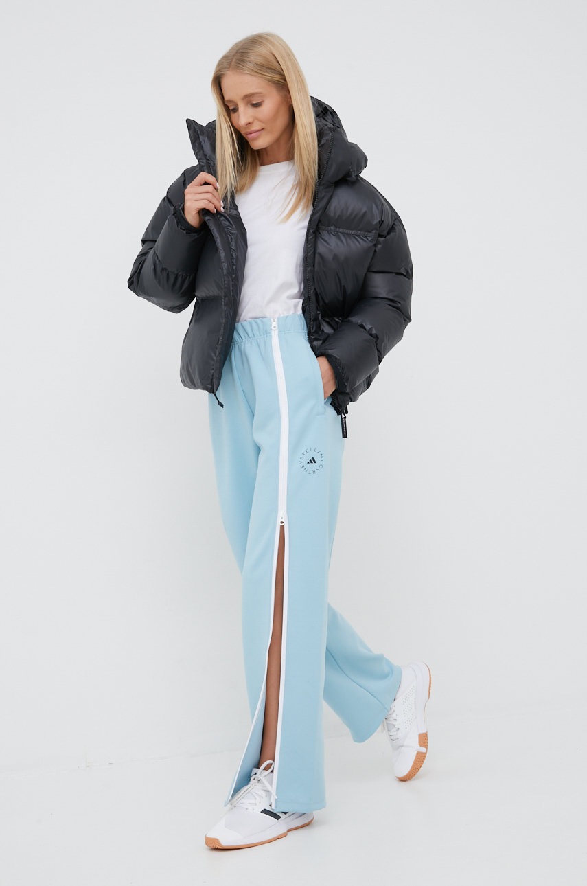 

Куртка adidas by Stella McCartney жіноча колір чорний зимова oversize