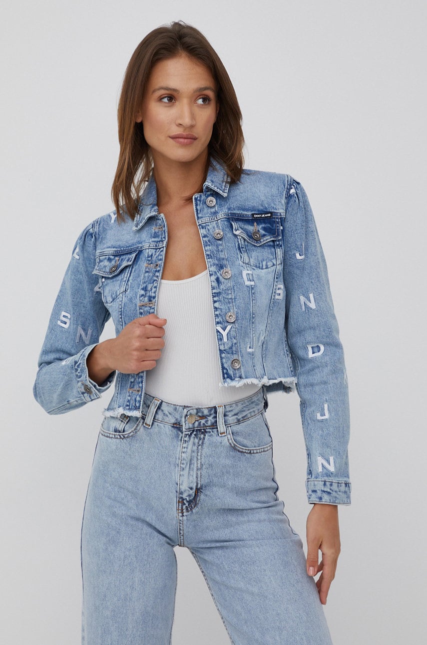 Dkny geaca jeans femei, de tranzitie