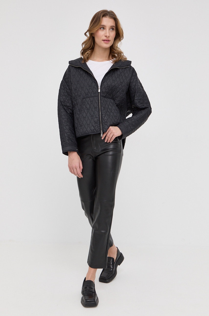 

Куртка Pinko женская цвет чёрный переходная oversize