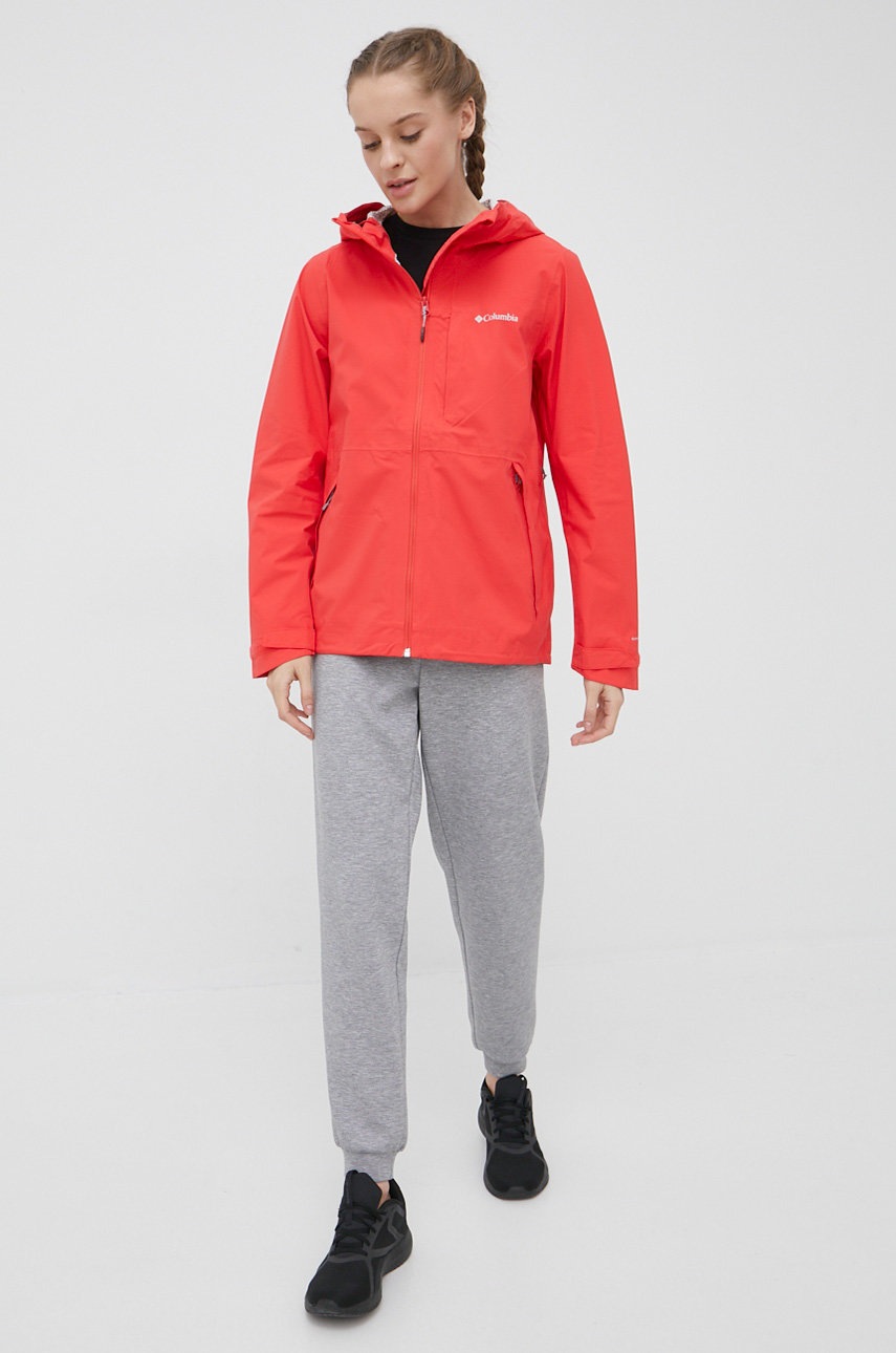 

Куртка outdoor Columbia Omni-tech Ampli-dry цвет красный переходная