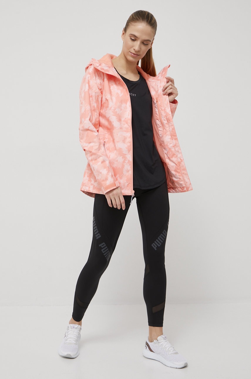 

Куртка outdoor Columbia Ten Trails колір рожевий перехідна