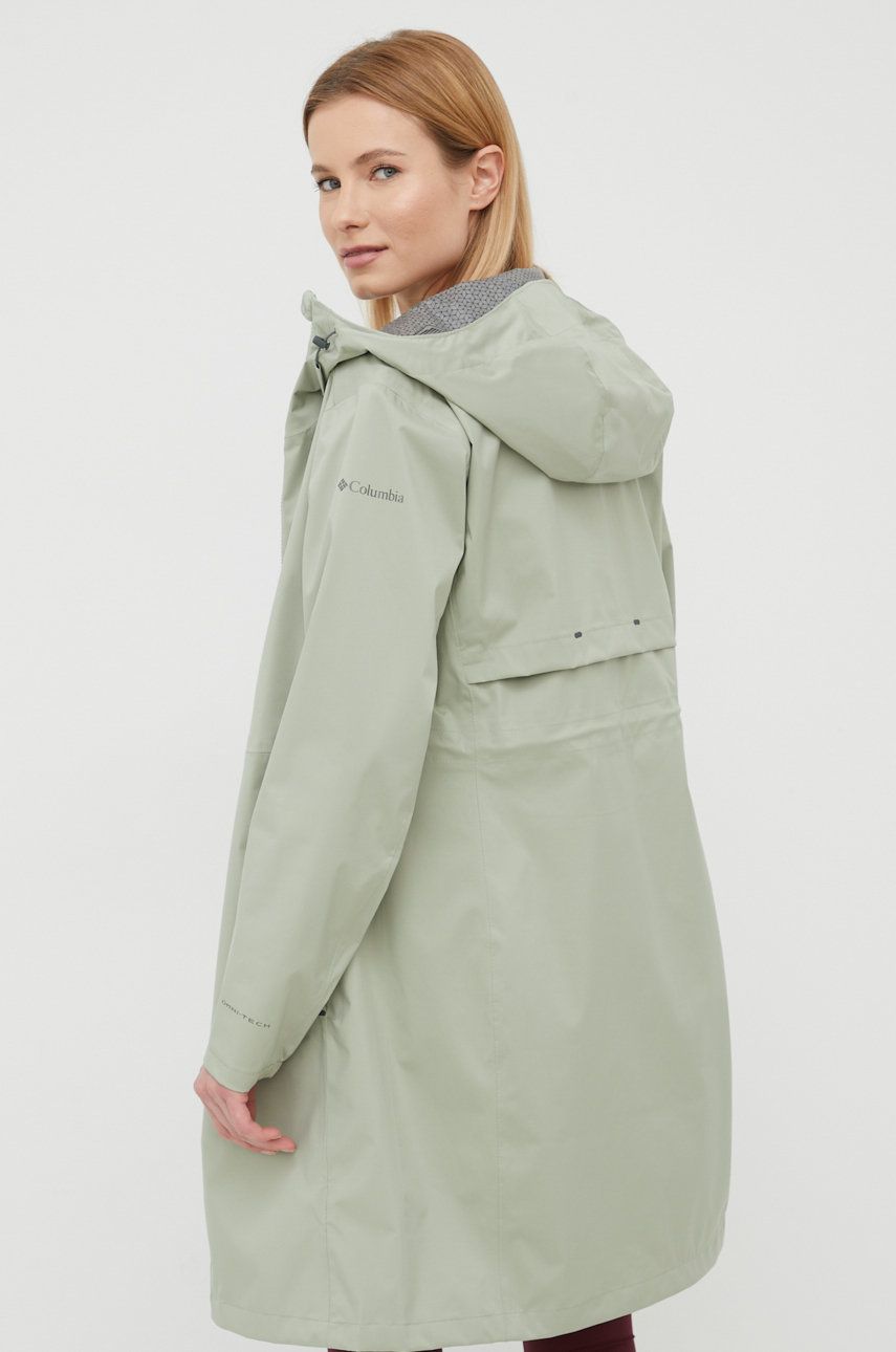 Columbia jacheta de exterior Weekend Adventure culoarea verde, de tranzitie answear.ro imagine 2022 13clothing.ro