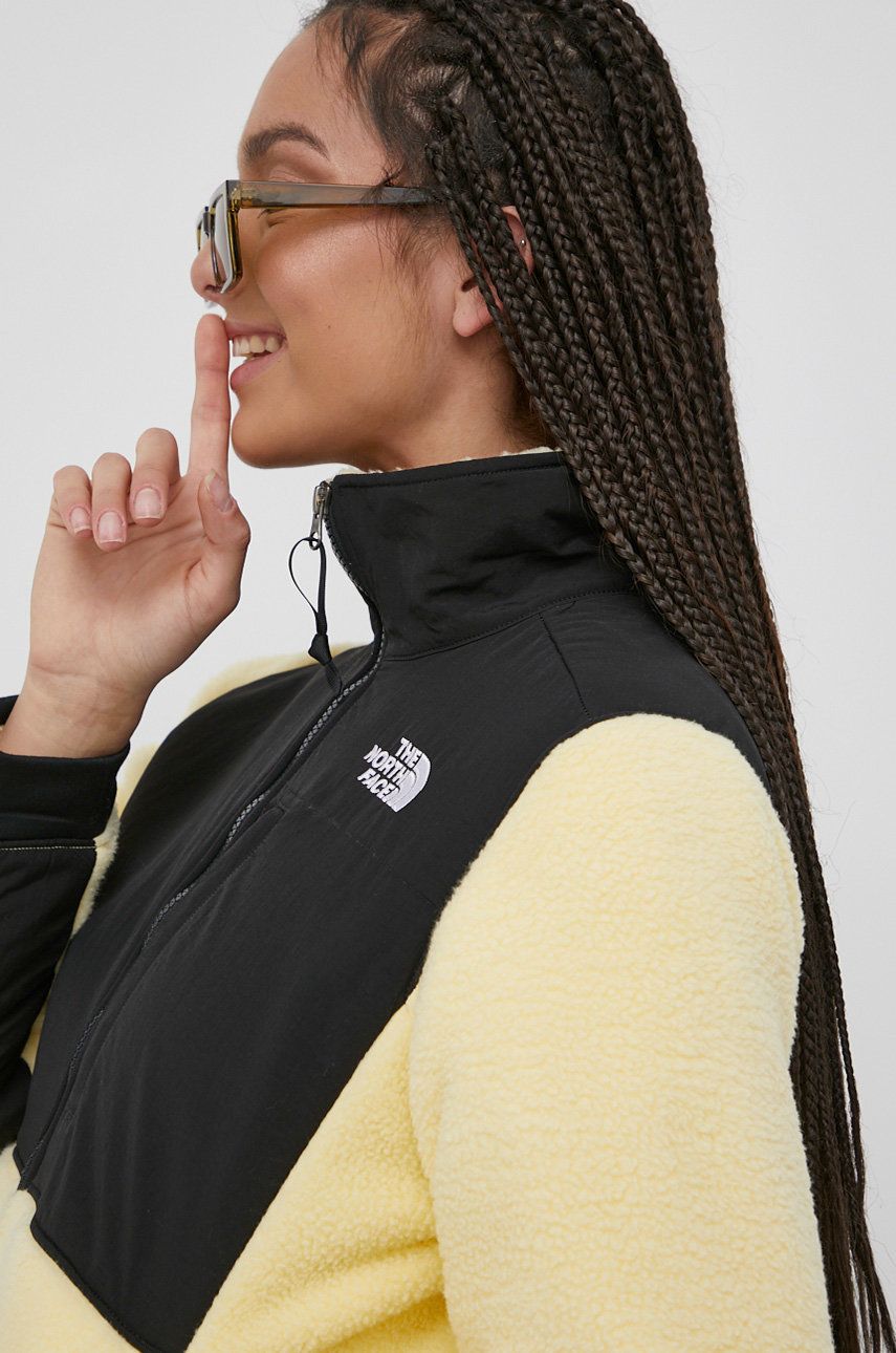 The North Face bluza W Denali 2 Jkt Eu femei, culoarea galben, 2022 ❤️ Pret Super answear imagine noua 2022