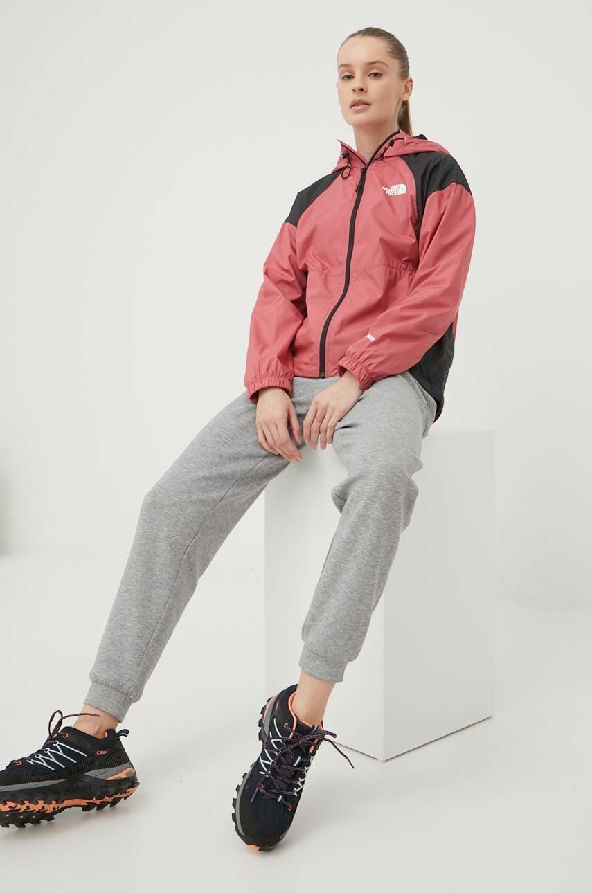 

Куртка outdoor The North Face Hydrenaline цвет розовый