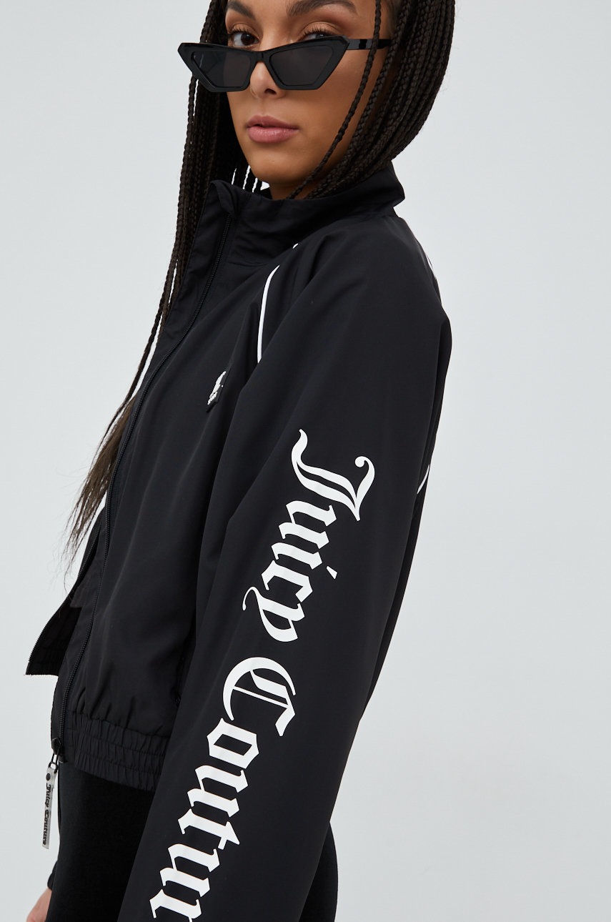 

Куртка Juicy Couture жіноча колір чорний перехідна