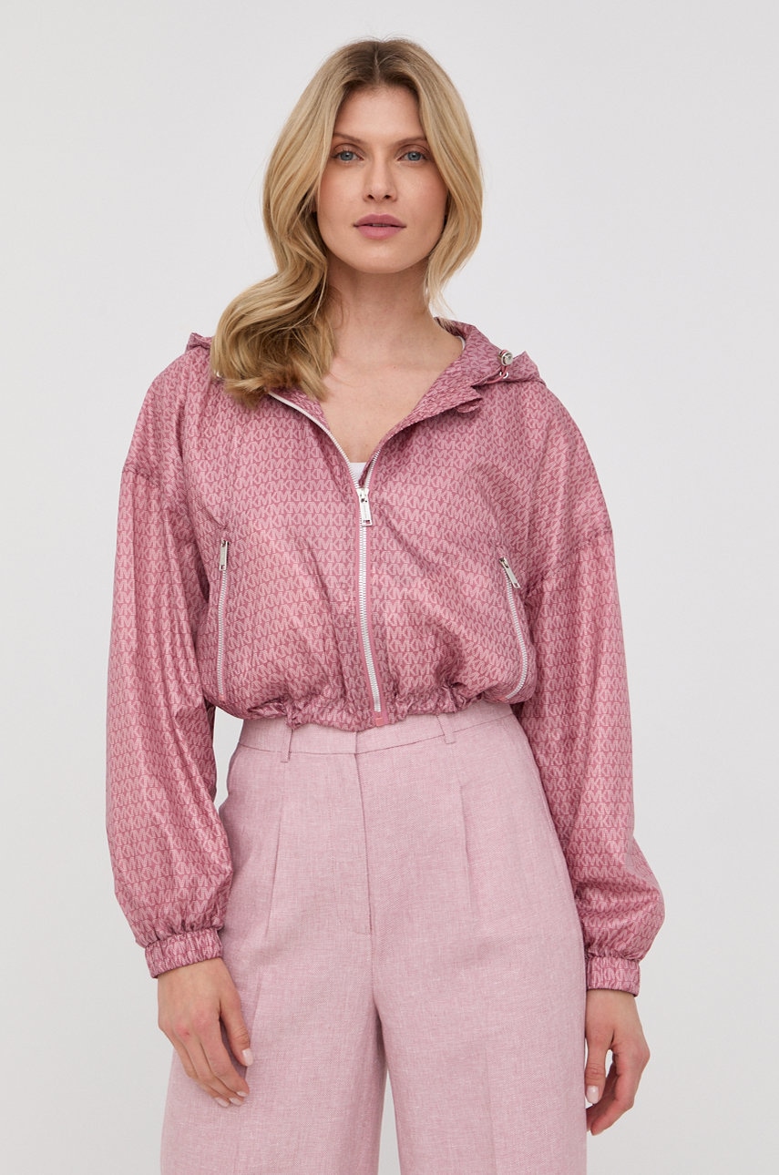 Michael michael kors geaca femei, culoarea roz, de tranzitie