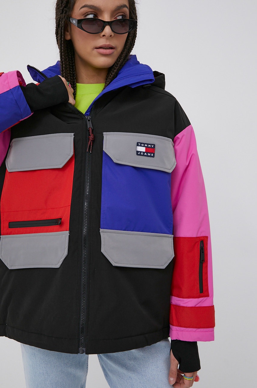 

Яке Tommy Jeans дамска със зимна изолация, Многоцветен