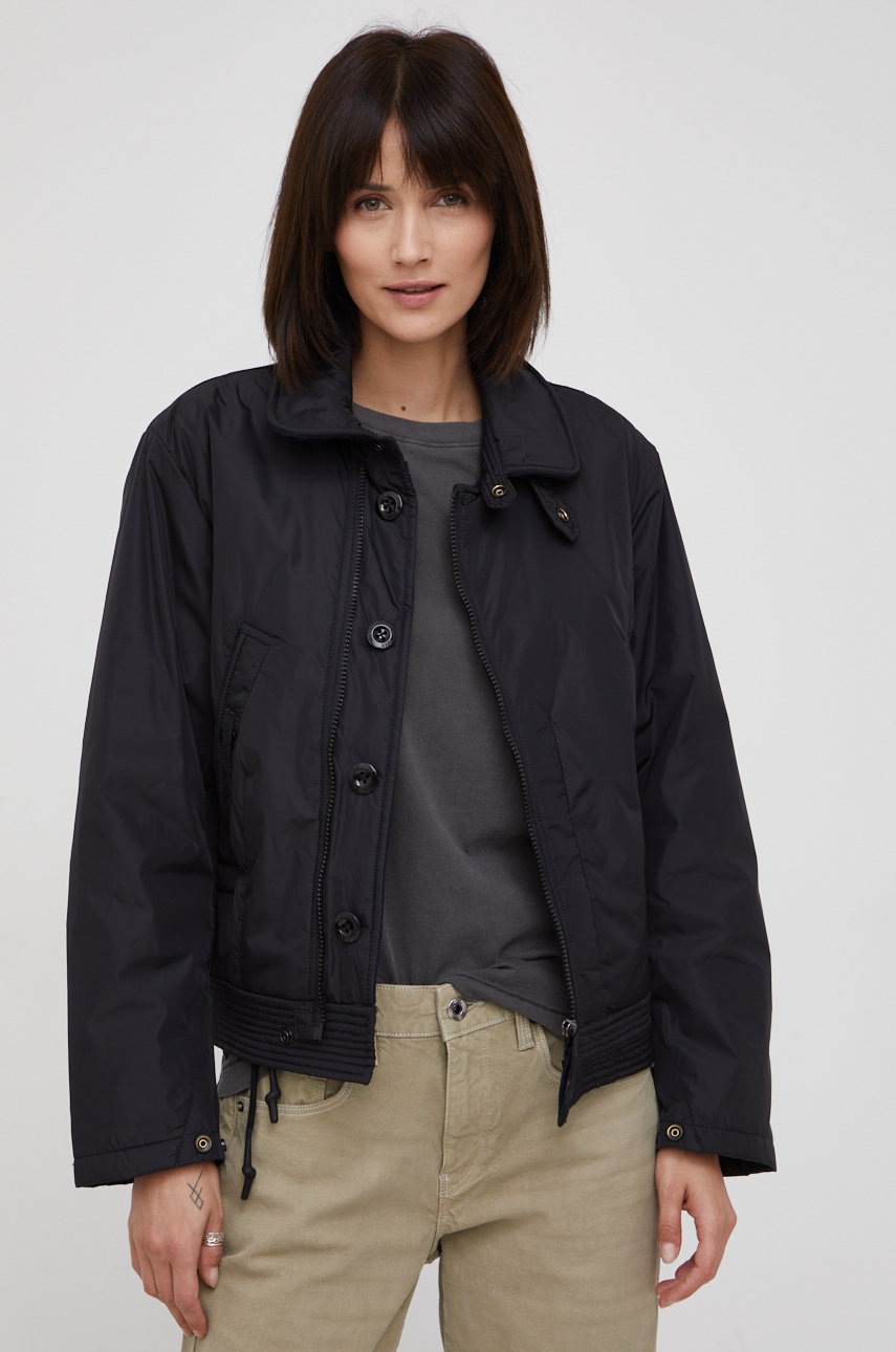 

Яке G-Star Raw в черно с преходна изолация, Черен