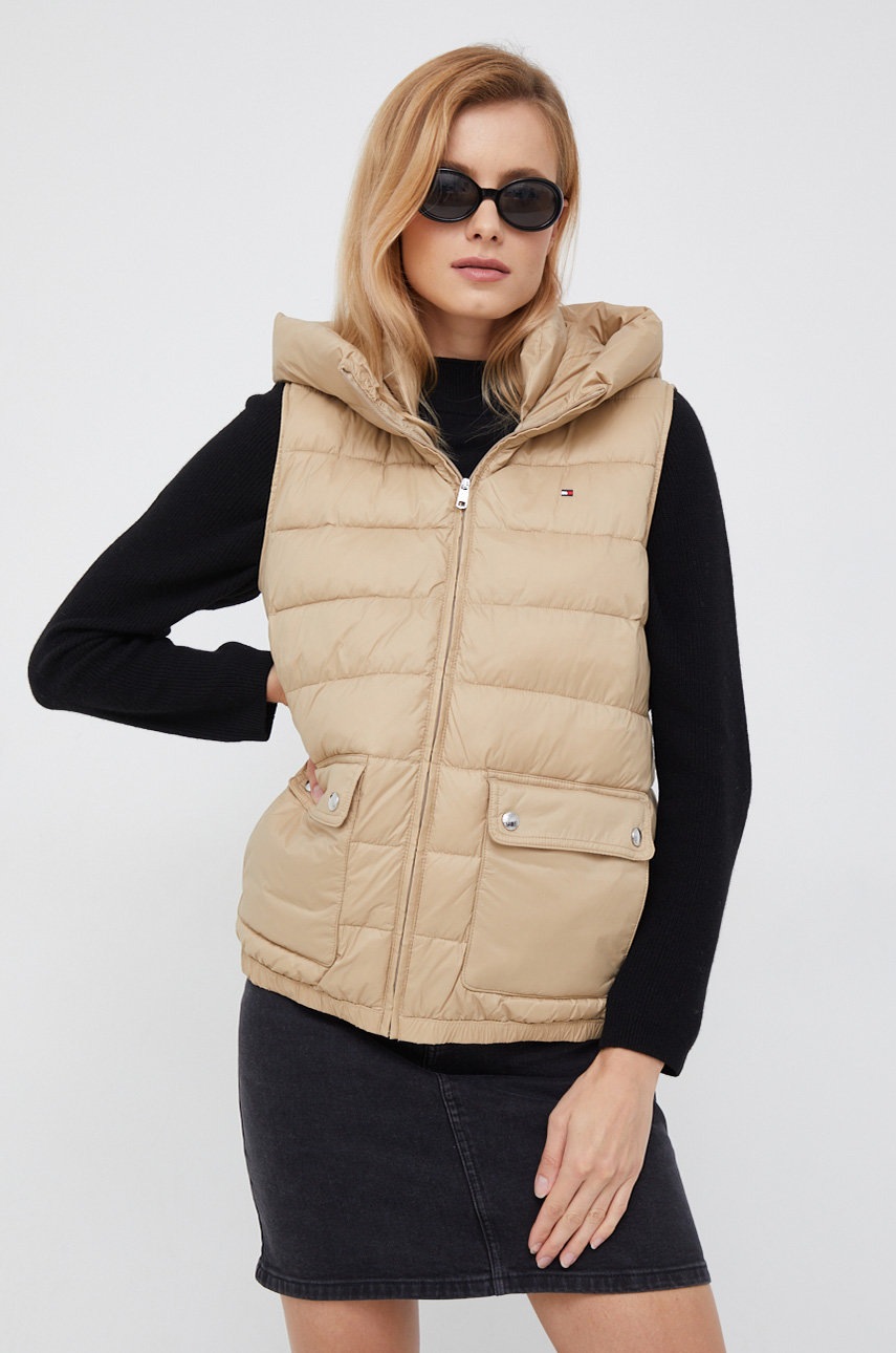

Елек Tommy Hilfiger дамски в бежово със зимна изолация, Бежов