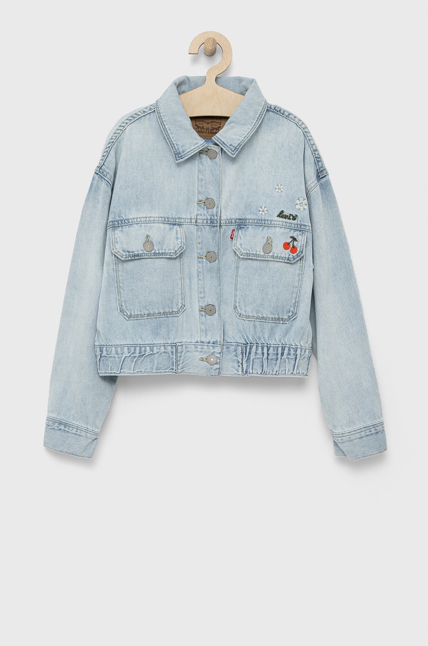 

Детско дънково яке Levi's, Син