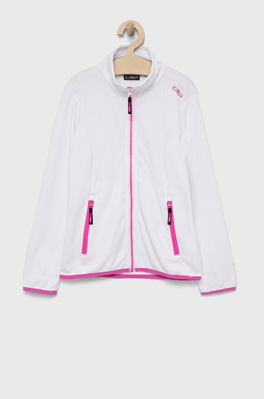 CMP bluza copii culoarea alb, neted