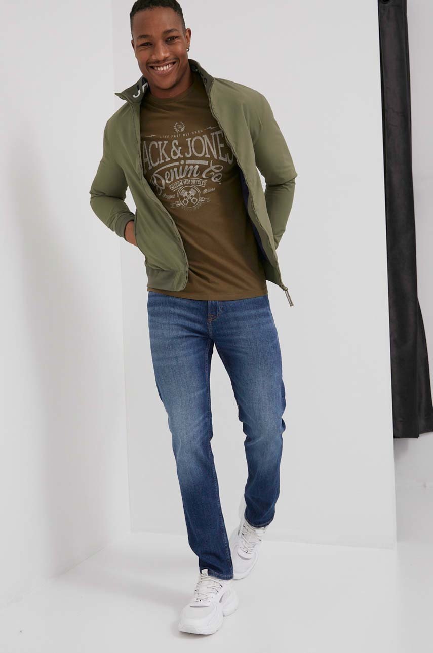 

Куртка Jack & Jones мужская цвет зелёный переходная