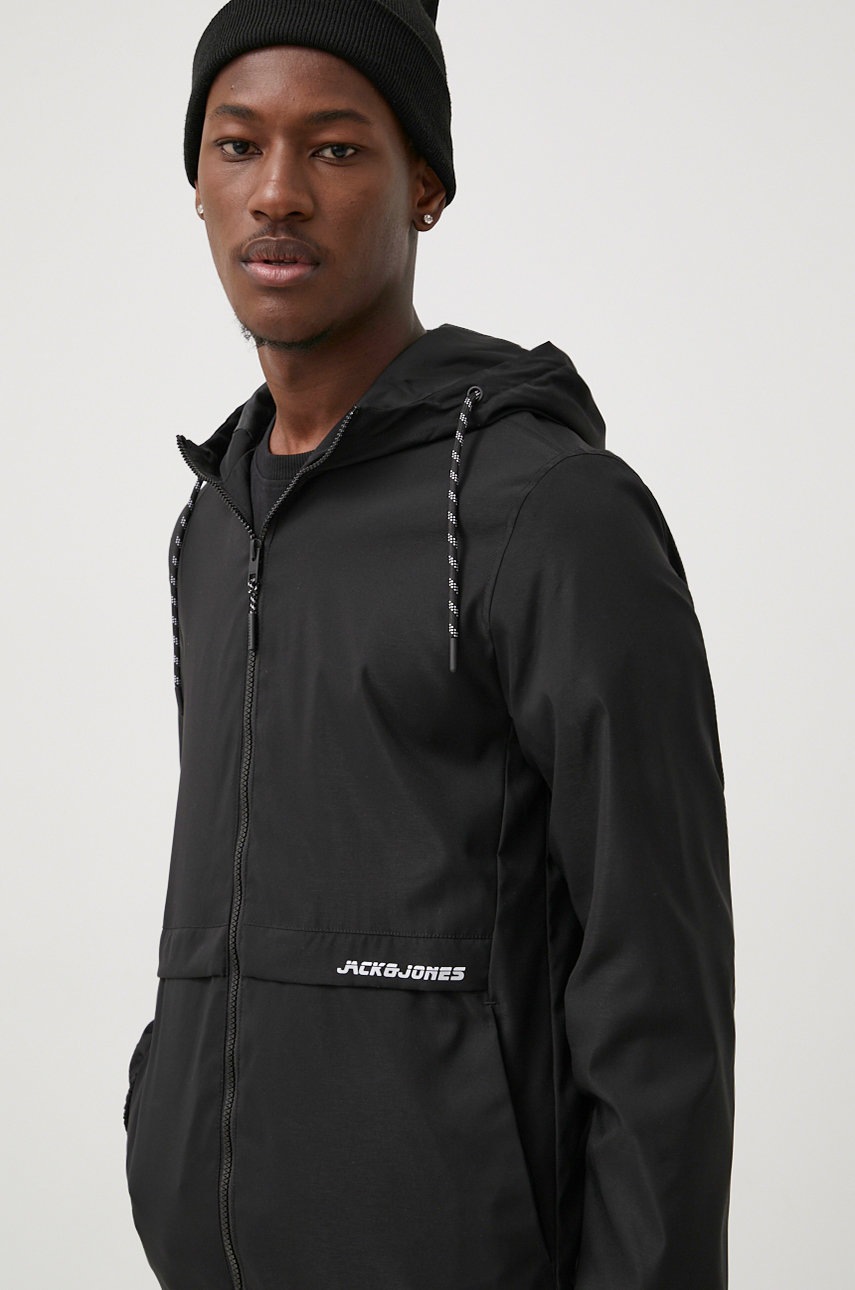 

Яке Jack & Jones мъжко в черно с преходна изолация, Черен