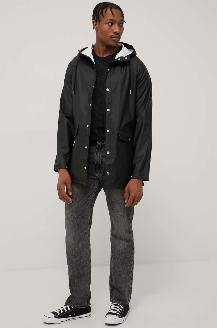 

Дождевик Jack & Jones мужская цвет чёрный переходная