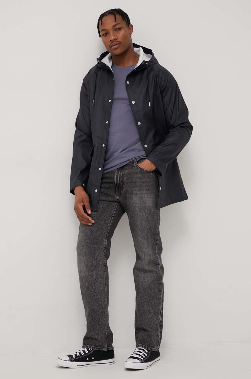 

Дождевик Jack & Jones мужская цвет синий переходная