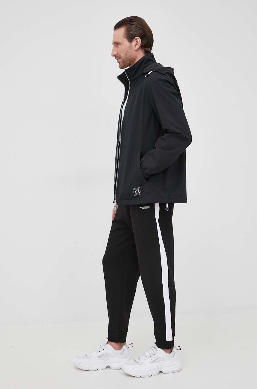 

Куртка Armani Exchange мужская цвет чёрный переходная