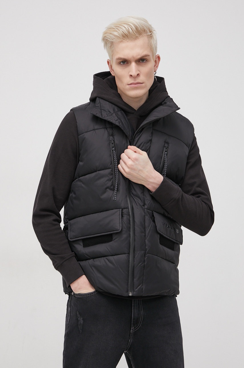 

Безрукавка Tommy Jeans чоловічий колір чорний зимовий