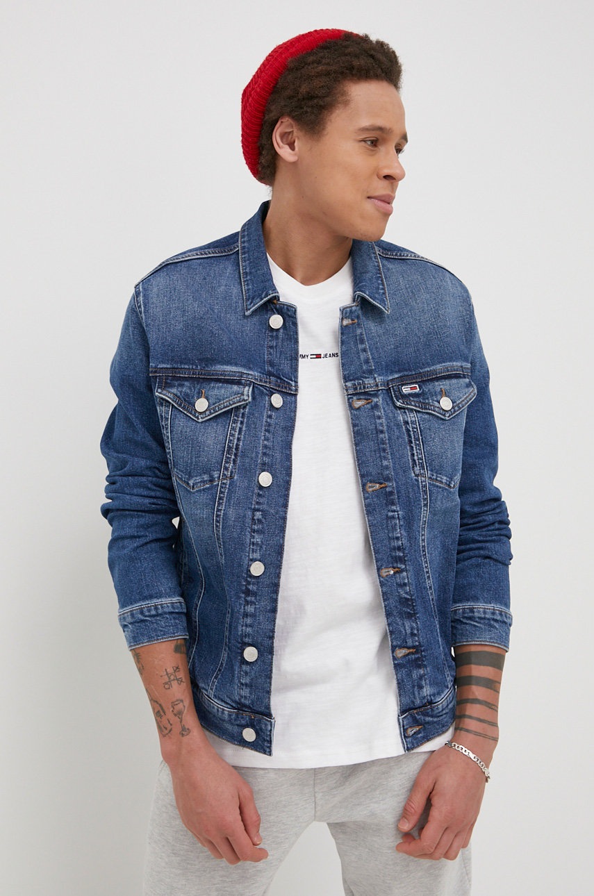

Джинсова куртка Tommy Jeans чоловіча перехідна