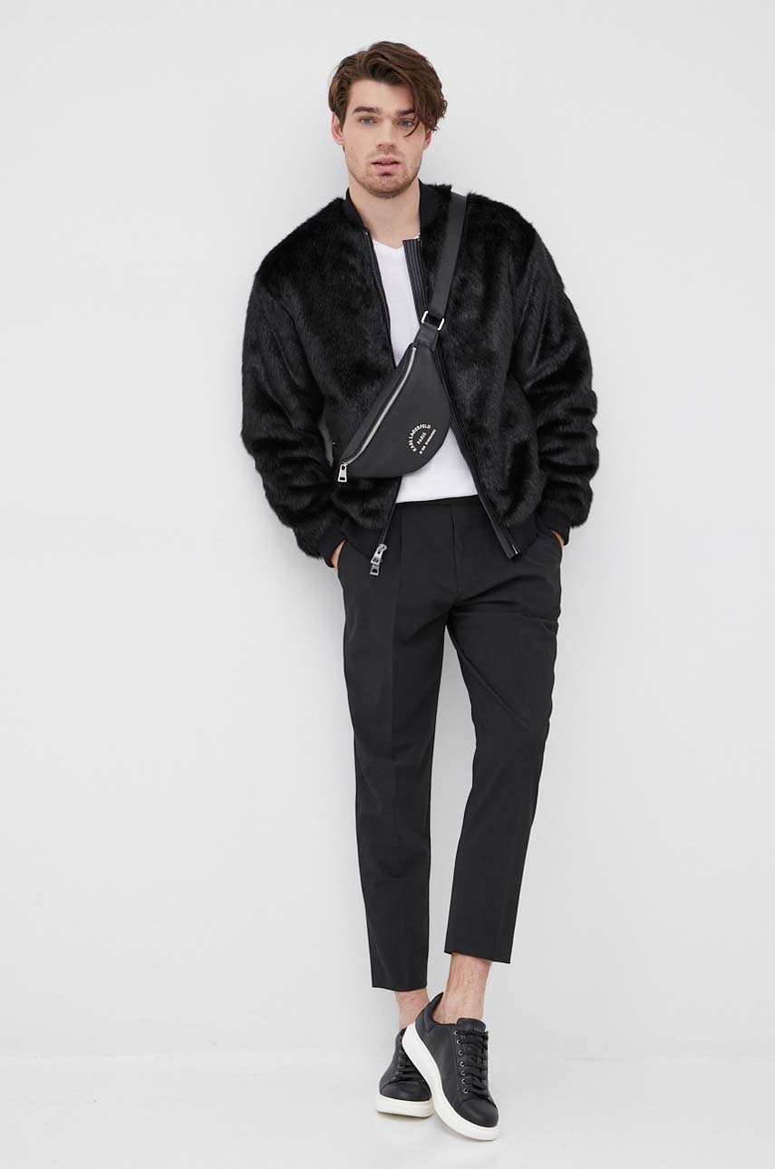 

Куртка Guess чоловіча колір чорний перехідна