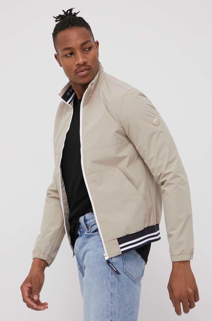 

Яке Jack & Jones мъжка в бежово с преходна изолация, Бежов