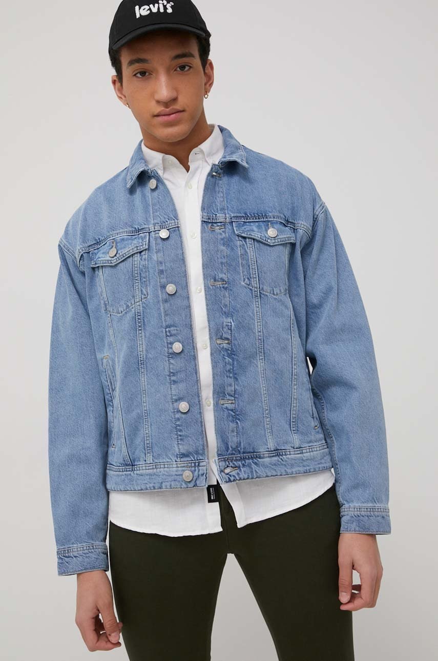 Jack & jones geaca jeans barbati, de tranzitie