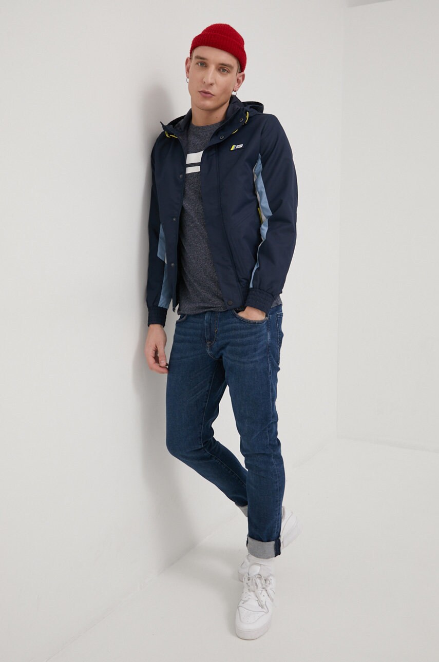 

Куртка Jack & Jones мужская цвет синий переходная
