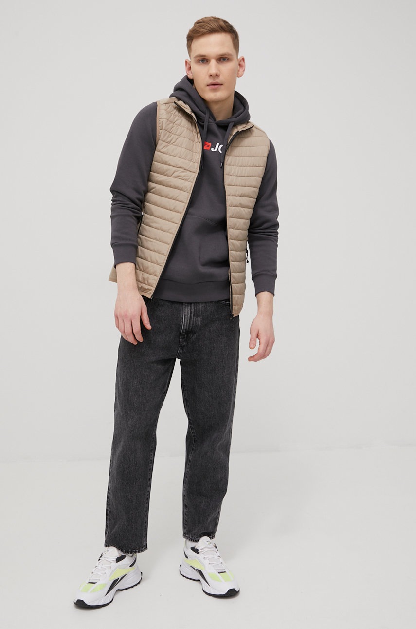 

Безрукавка Produkt by Jack & Jones чоловічий колір бежевий перехідний
