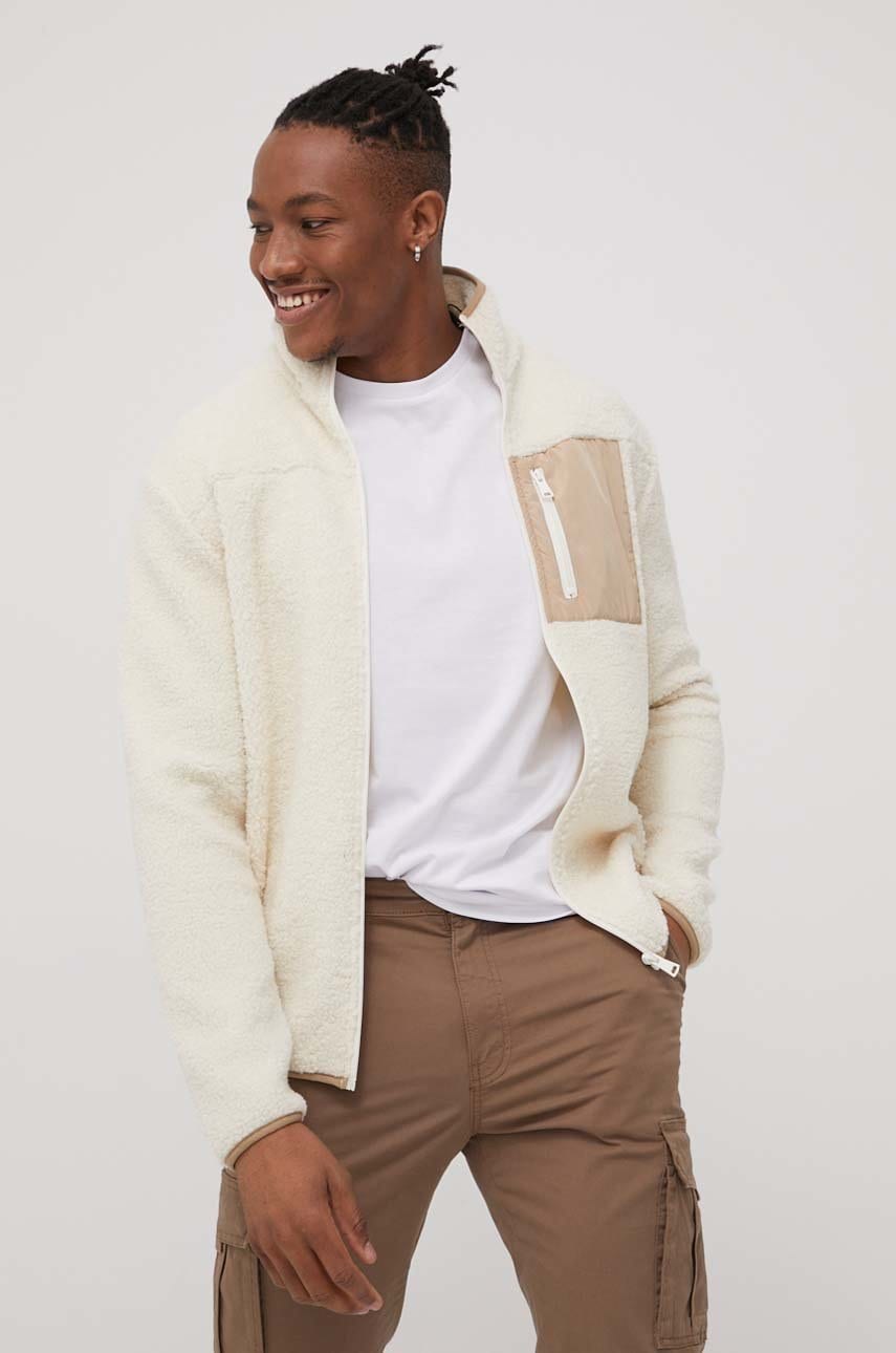 Produkt by jack & jones bluza barbati, culoarea bej,