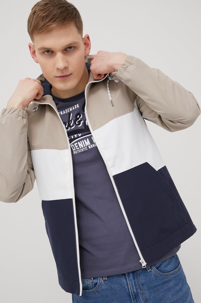 

Куртка Produkt by Jack & Jones мужская цвет серый переходная