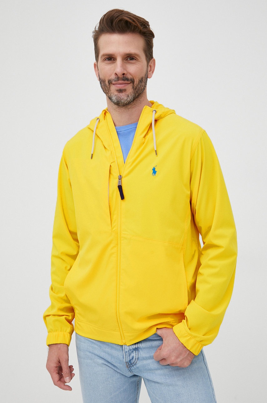 

Яке Polo Ralph Lauren мъжка в жълто с преходна изолация, Жълт