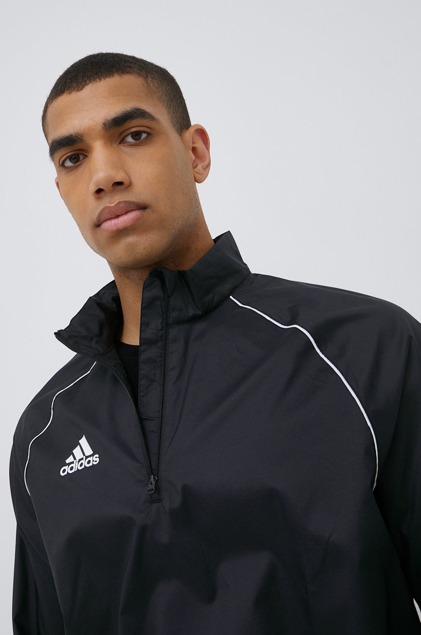 Adidas Performance kurtka sportowa Core 18 kolor czarny przejściowa