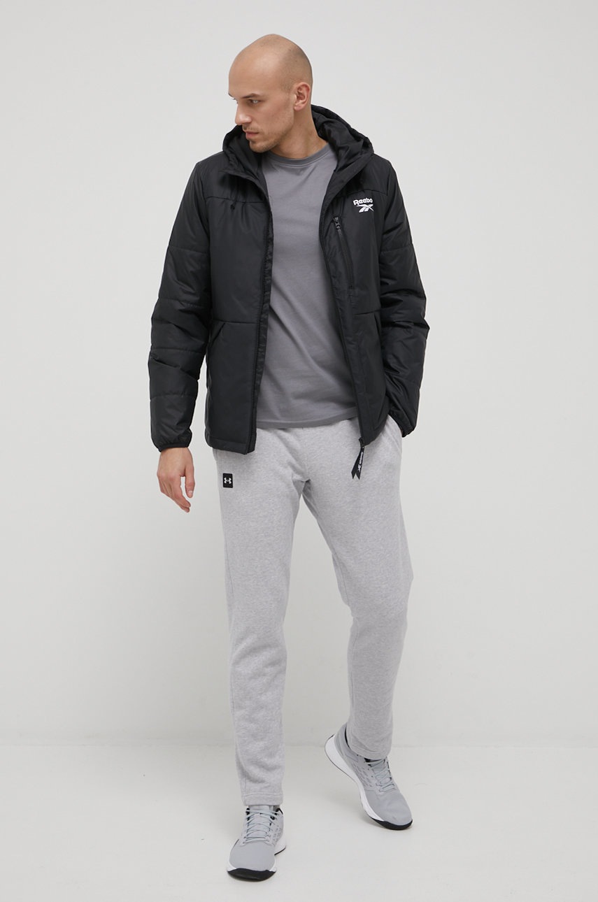 

Куртка Reebok GU5741 чоловіча колір чорний зимова